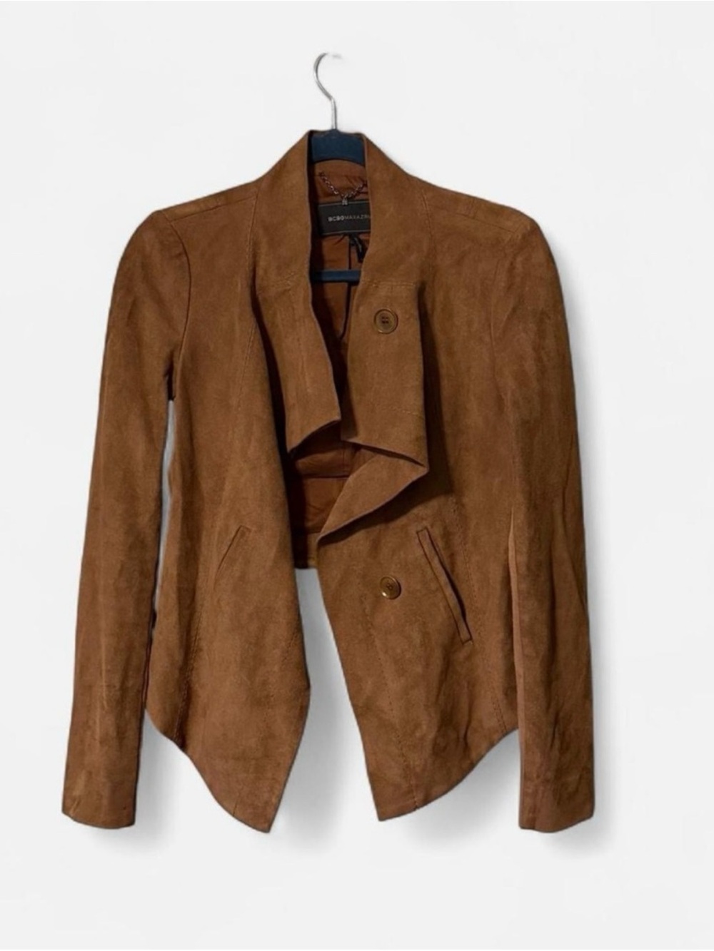 BCBGMAXAZRIA Faux Suede Jacket